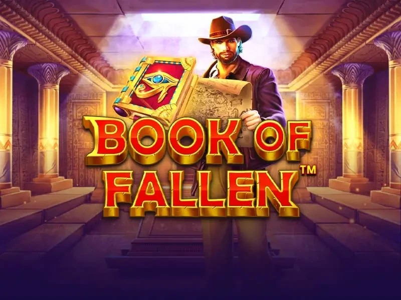 Book of the Fallen online game logo by Pragmatic Play on carouselcasino.be