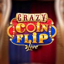 Crazy Coin Flip logo by Evolution Carousel Casino