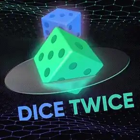 Dice Twice casino game by Turbo Games – featured logo at Carousel Casino