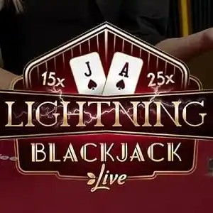 Enjoy Lightning Blackjack by Evolution – logo hosted on carouselcasino.be