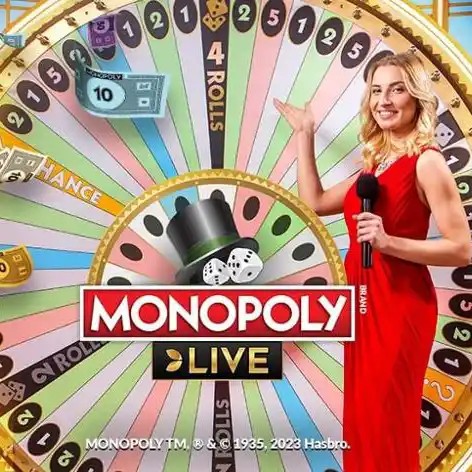 Monopoly Live logo – Live Dealer by Evolution at Carousel Casino