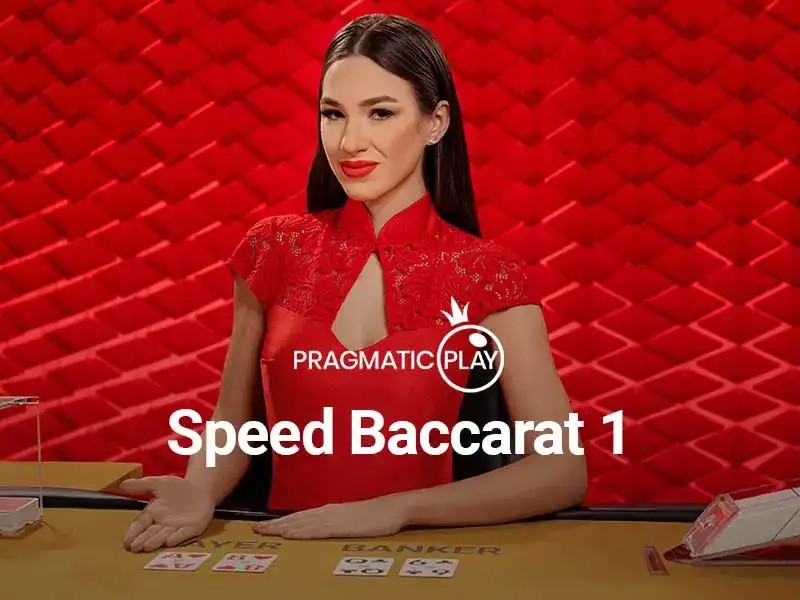 Speed Baccarat online game logo by Atmosfera on carouselcasino.be