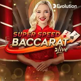 Try Super Speed Baccarat slot by Evolution on carouselcasino.be – logo image